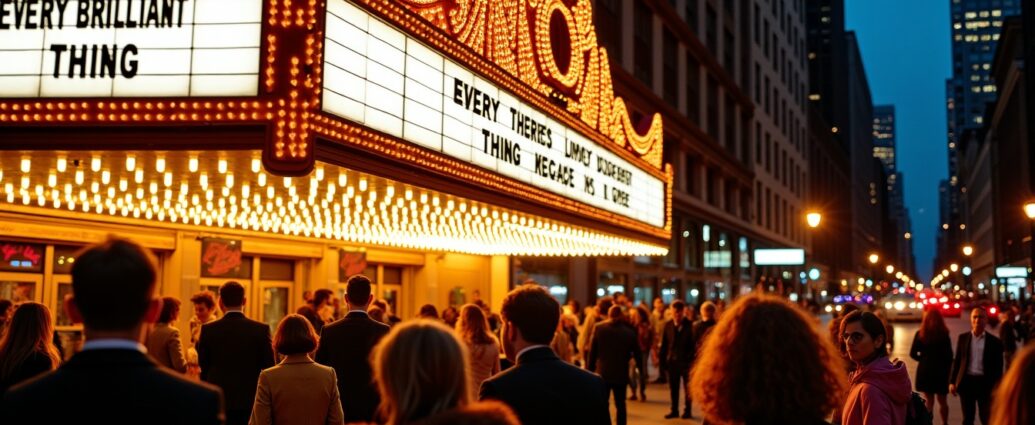 « Every Brilliant Thing » à Broadway : une vague d'enthousiasme inondé le public
