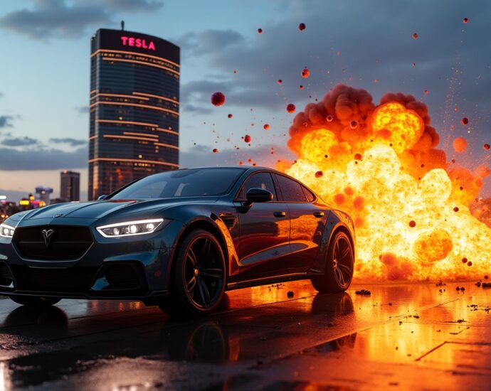 L'explosion fatale d'un Cybertruck à la Trump Tower de Tesla à Vegas, une métaphore saisissante pour 2025