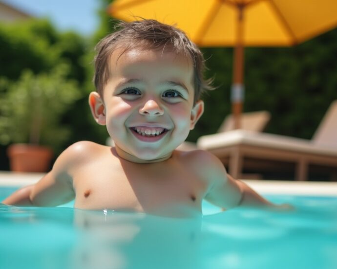 L'Épuré Réinventé : Transformez Votre Terrasse de 18 m² avec Piscine Hors-Sol grâce à une Révolution Domotique