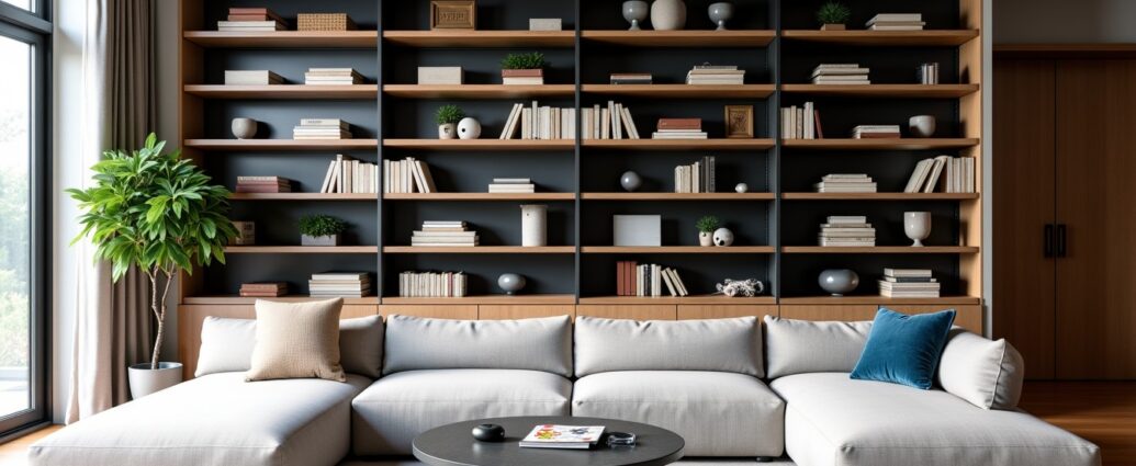 Transformez votre salon : 8 bibliothèques qui subliment votre espace de vie